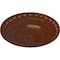 Ekena Millwork Lyon Ceiling Medallion (Fits Canopies up to 3 5/8"), 23 1/2"OD x 3 1/4"P, Burnished Mahogany Crackle CM23LYBMC - alternate 3